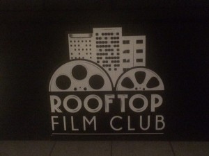 At Rooftop Film Club launch event