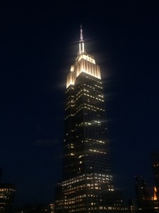 A view of the Empire State Building from Monarch Rooftop