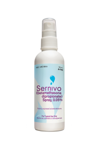 The Sernivo bottle (Photo credit: Promius Pharma)