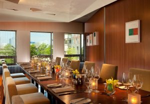 A private dining room at ATRIO (photo by: Conrad New York)